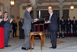 del bosque onorat pentru a primi via premiului