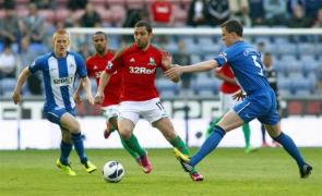 ht wigan 1 0 swansea
