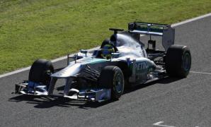 mercedes mai rapid n pre sezon de testare