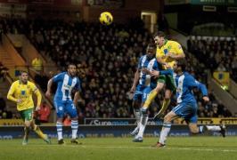 norwich city 2 1 wigan athletic
