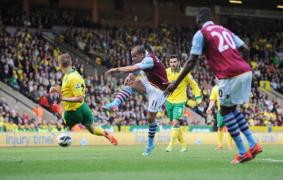 norwich city v aston villa