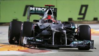 schumacher accidente din singapore gp