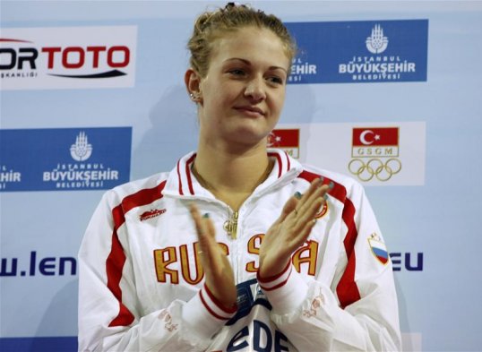 Russian swimmer Ksenia Moskvina has been handed a six-year ban after failing a second drugs test.