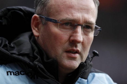 Aston Villa manager Paul Lambert as described being kicked out of the League Cup by League Two side Bradford City as