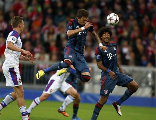 Pep Guardiola's first Champions League match as Bayern Munich boss ended in a comprehensive 3-0 victory over CSKA Moscow.