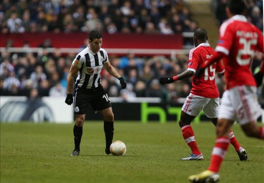 Winger Hatem Ben Arfa expressed his disappointment after Newcastle United exited the Europa League at the hands of Benfica.