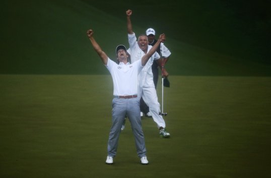 Adam Scott tonight became the first Australian to win the Masters.