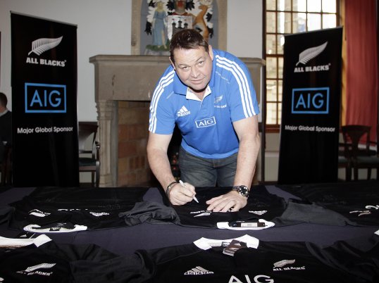 New Zealand head coach Steve Hansen has admitted being embarrassed by Andrew Hore's assault on Wales second row Bradley Davies.