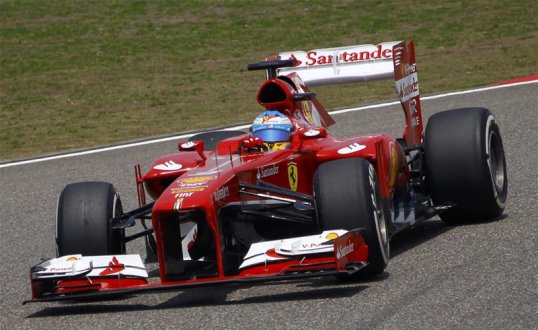 Ferrari’s Fernando Alonso has won the Chinese Grand Prix in Shanghai with Lotus’ Kimi Räikkönen in second and Lewis Hamilton of Mercedes coming in third.