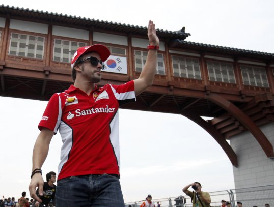 Ferrari's Fernando Alonso is unfazed about losing the Divers Championship lead and is just happy to have finished the Korean Grand Prix.