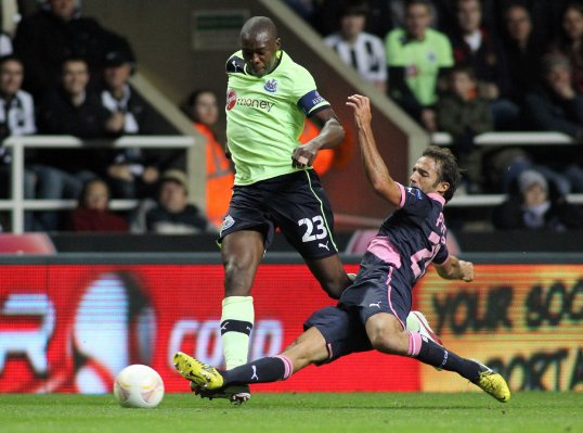 Newcastle United striker Shola Ameobi said he had