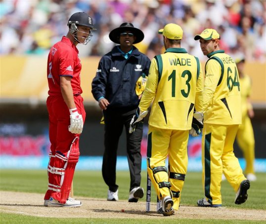 England are 168-2 in their ICC Champions Trophy match against Australia at Edgbaston.