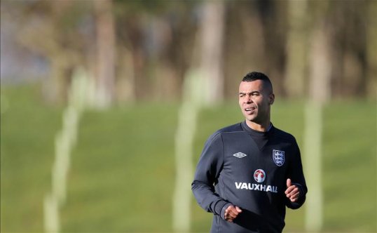 Ashley Cole will get his 100th cap for England this evening in their international friendly against Brazil at Wembley.