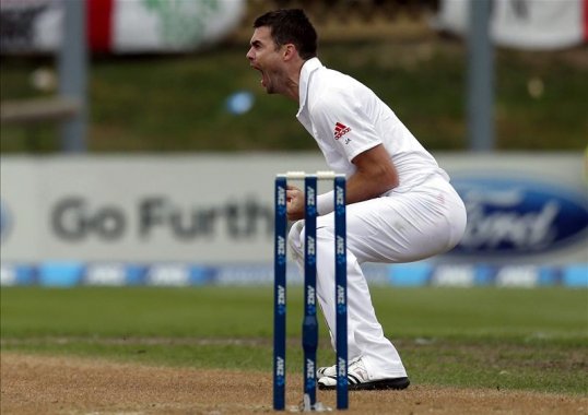 Bowler James Anderson said England have to battle hard if they are to rescue the first Test against New Zealand in Dunedin.