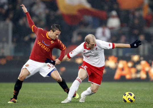 Italian defender Andrea Masiello has been given a 22 month suspended prison sentence for scoring a deliberate own goal.