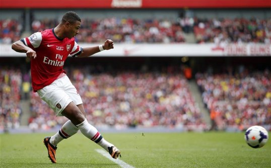 Arsenal manager Arsene Wenger has placed his trust in teenager Serge Gnabry for the game against Swansea City.