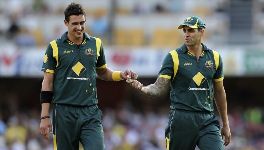 Australia fast-bowler Mitchell Starc took a five wicket haul and George Bailey hit 25 in the final over as West Indies fell to a 54 run defeat at the WACA.