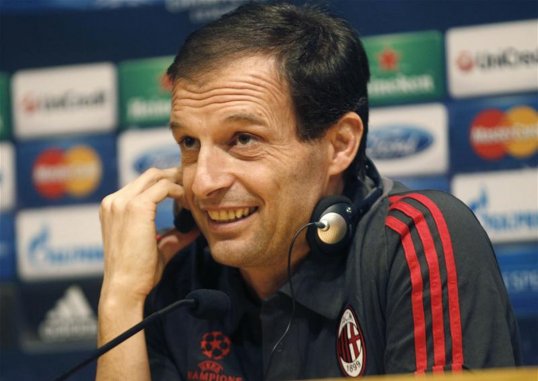 AC Milan coach Massimiliano Allegri has said the side will need to