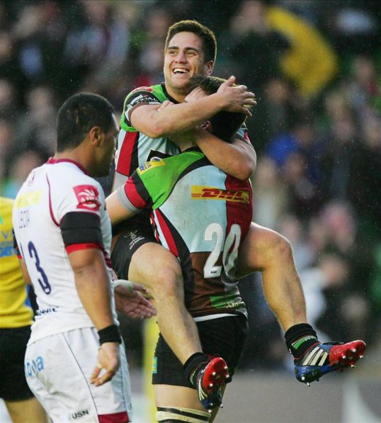 Harlequins beat the Sale Sharks solidly today with a 24-3 victory for this round of the Aviva Premiership.