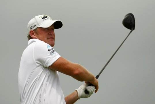 Jamie Donaldson believes everything went his way as he leads in the BMW Masters in Shanghai.