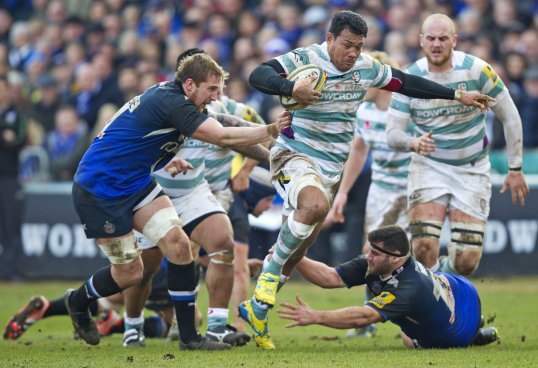 Tom Heathcote’s boot found the uprights eight times as Bath Rugby secured a bonus point win over London Irish at the Recreation Ground.