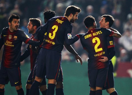 Córdoba made a game of it but it is Barcelona who are through in the Copa del Rey match.