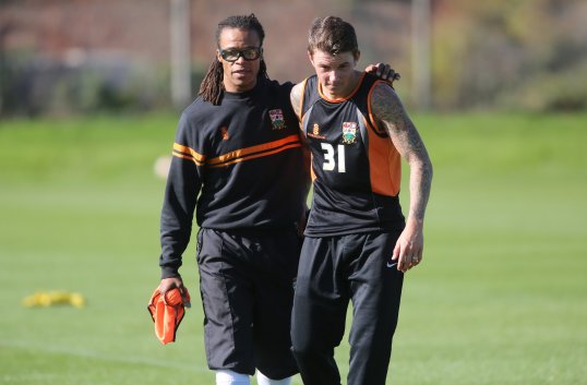 Barnet grabbed their first win of the season with a 4-0 thrashing of Northampton on the night Dutch legend Edgar Davids made his debut for the London club.