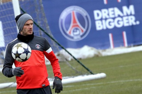 Paris Saint-Germain manager Carlo Ancelotti has hinted that midfielder David Beckham will start their match against Nancy on Saturday.