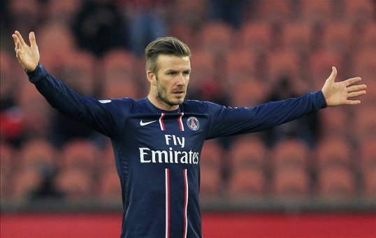Paris St-Germain midfielder David Beckham has been named in the starting line-up for the French club’s Champions League quarter-final against Barcelona tonight.
