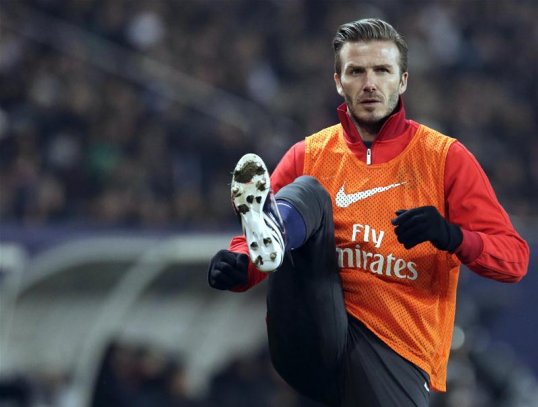 Paris Saint-Germain midfielder David Beckham has urged his team-mates to believe that they can beat Barcelona in the two sides’ Champions League quarter-final.