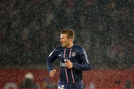David Beckham is hoping to extend his deal at Paris Saint-Germain past the end of the season.