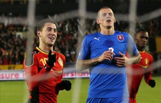 Belgium fended off the challenge from Slovakia in the international friendly, coming away 2-1 winners.