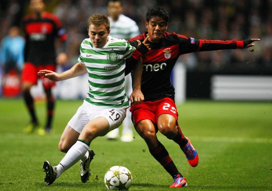 Celtic held Benfica to a 0-0 draw at Celtic Park tonight.