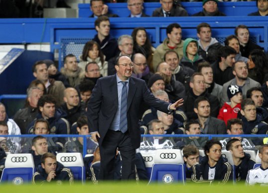 Rafael Benítez has developed his own coaching app for iPads.