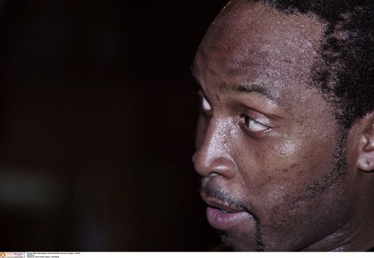 Former world champion middleweight boxer Nigel Benn met up with his very first professional opponent 25-years after he knocked him out.