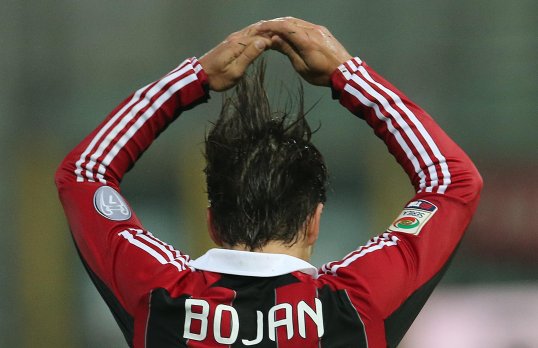 Silvio Berlusconi has revealed AC Milan could sign Bojan permanently at the end of the season.