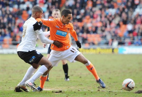 Tom Ince said he will play in the Premier League in good time as he continues to impress at Blackpool under the tutelage of his father Paul.