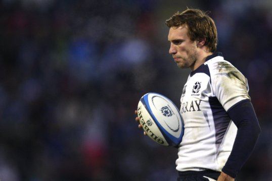 Scotland’s most capped scrum-half Mike Blair has retired from international rugby after 10 years.