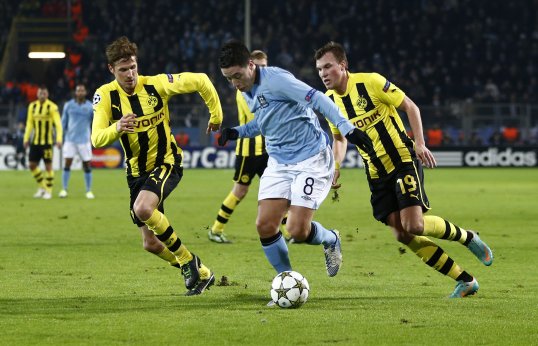 Manchester City have been knocked out of all European competitions after losing 1-0 to Borussia Dortmund in the Champions League at the Signal Iduna Park.