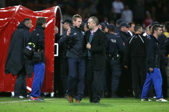 Fifa vice-president Jim Boyce has called on Uefa to consider kicking Serbia Under-21’s out of international competitions in the future.