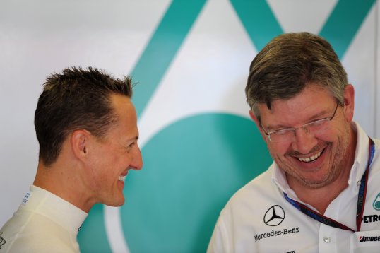 Mercedes team principal Ross Brawn has admitted that it will be emotional weekend at Brazil as he says goodbye to seven-time world champion Michael Schumacher.