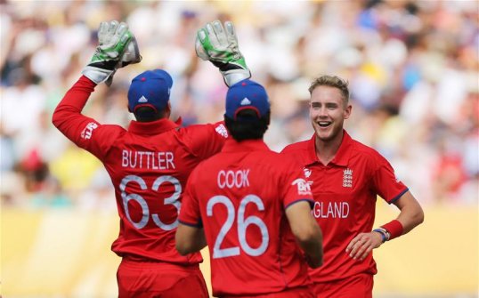 England all-rounder Tim Bresnan claimed the valuable wicket of Shane Watson to leave Australia on 47-2 in the Champions Trophy at Edgbaston.