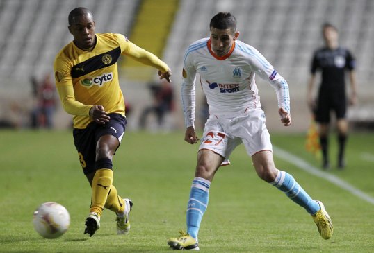 Olympique Marseille midfielder Florian Raspentino has completed a six-month loan deal to move to Brest.
