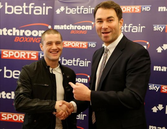 WBO lightweight champion Ricky Burns insisted the support of new promoter Eddie Hearn will set him up for a unification bout with Miguel Vázquez.