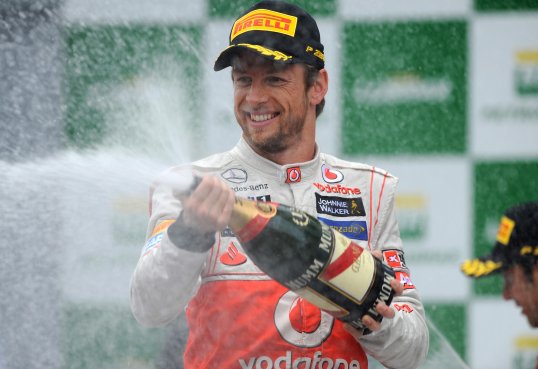 McLaren driver Jenson Button reminisced on his Brazilian Grand Prix victory but labelled it one of the most difficult races due to the weather conditions.