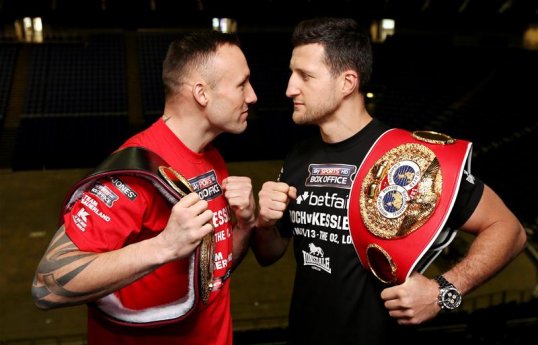 Former super-middleweight champion Joe Calzaghe has backed current IBF champ Carl Froch to take revenge of WBO belt holder Mikkel Kessler when the pair meet on 25 May.