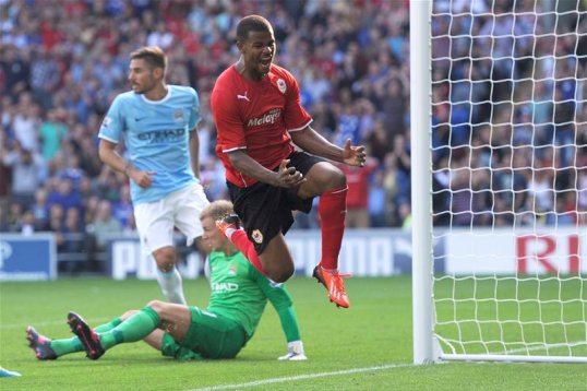 Cardiff City striker Frazier Campbell is set to start against his old club Manchester United in today's Premier League clash.