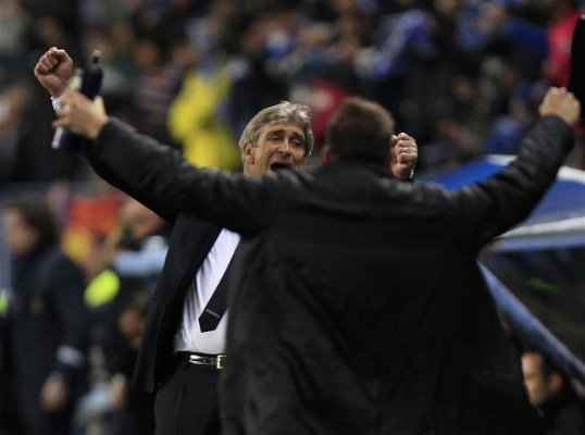 Málaga Manuel Pellegrini wants to avoid Real Madrid and Barcelona in the quarter-final of the Champions League after his team beat Porto on Wednesday night.