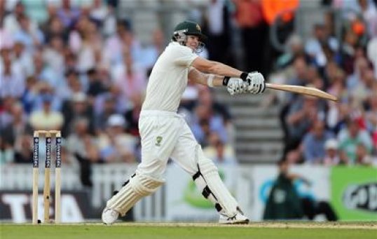 England have ended day two of the fifth Ashes Test at the Oval on 32-0 after Australia declared on 492-9.