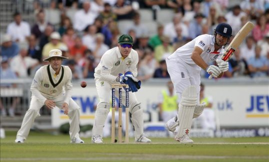 England are 119-4 against Australia in the third Ashes Test at Old Trafford.